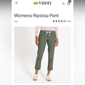 Vuori ripstop pants